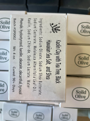 Kaolin Clay With Black Sea Salt And Tea Tree And Shea
