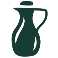 An olive oil decanter