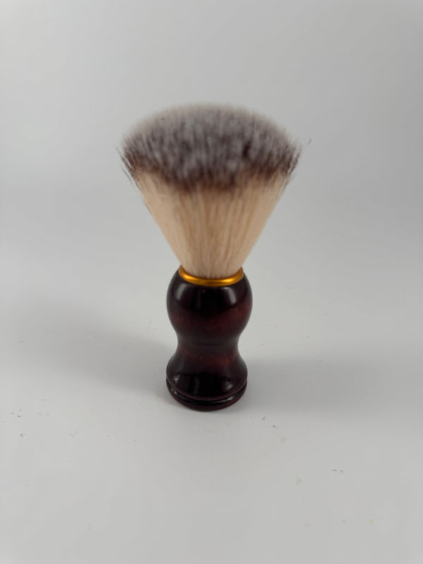 Wood handle synthetic shaving brush, sold separately